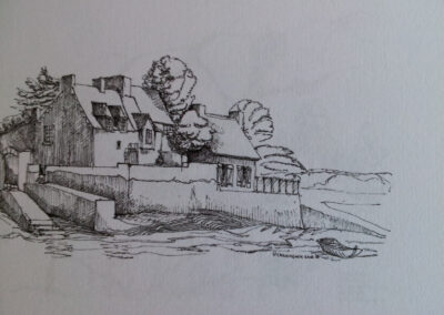 De andere Peter Eisenburger - Dorpje in Bretagne