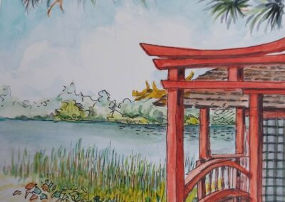 De andere Peter Eisenburger - Stukje Japanse tuin in Wales